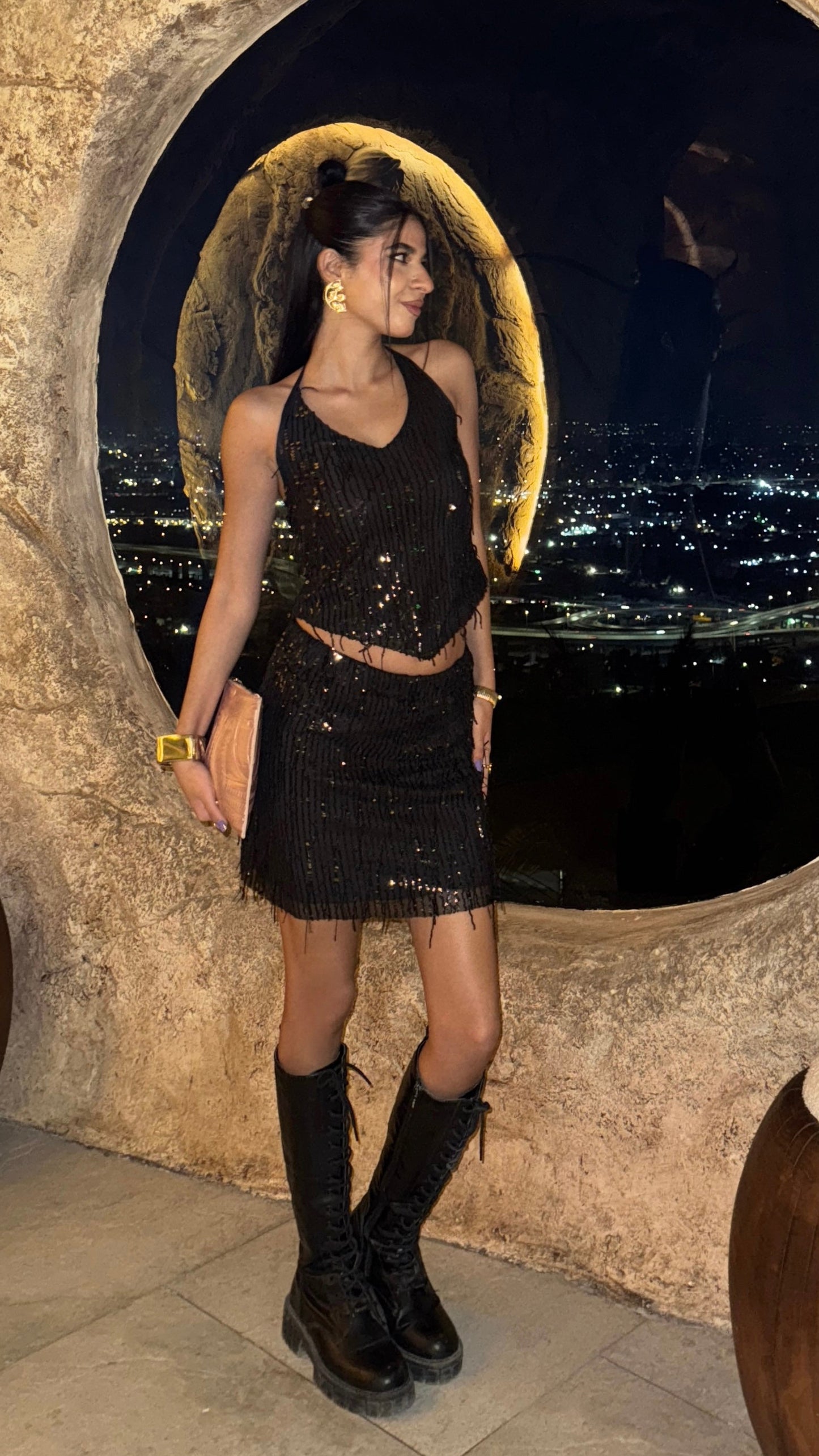MIDNIGHT SPARK SKIRT